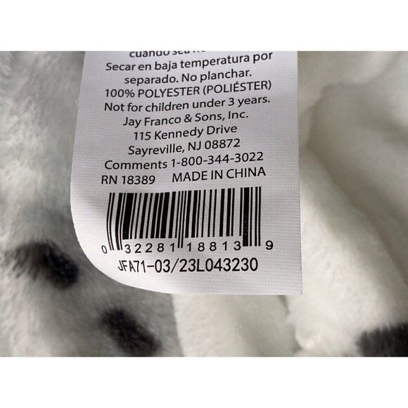 HELLO KITTY Blanket Throw 50"x70" Super Soft Plush Gray Pink White NEW - Picture 4 of 15